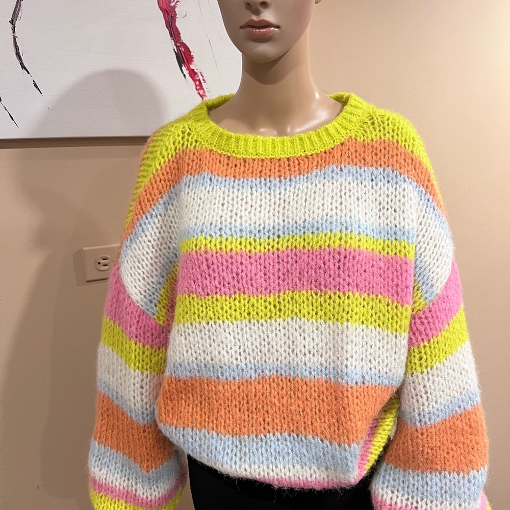 Vero Moda Multicolor Striped Sweater